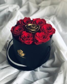caja 7 rosas